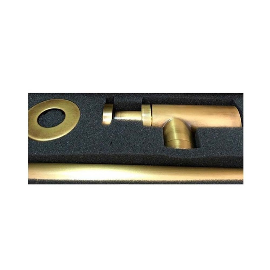 Сифон для раковины металлический Alcaplast A400, Antic бронза - фото 1