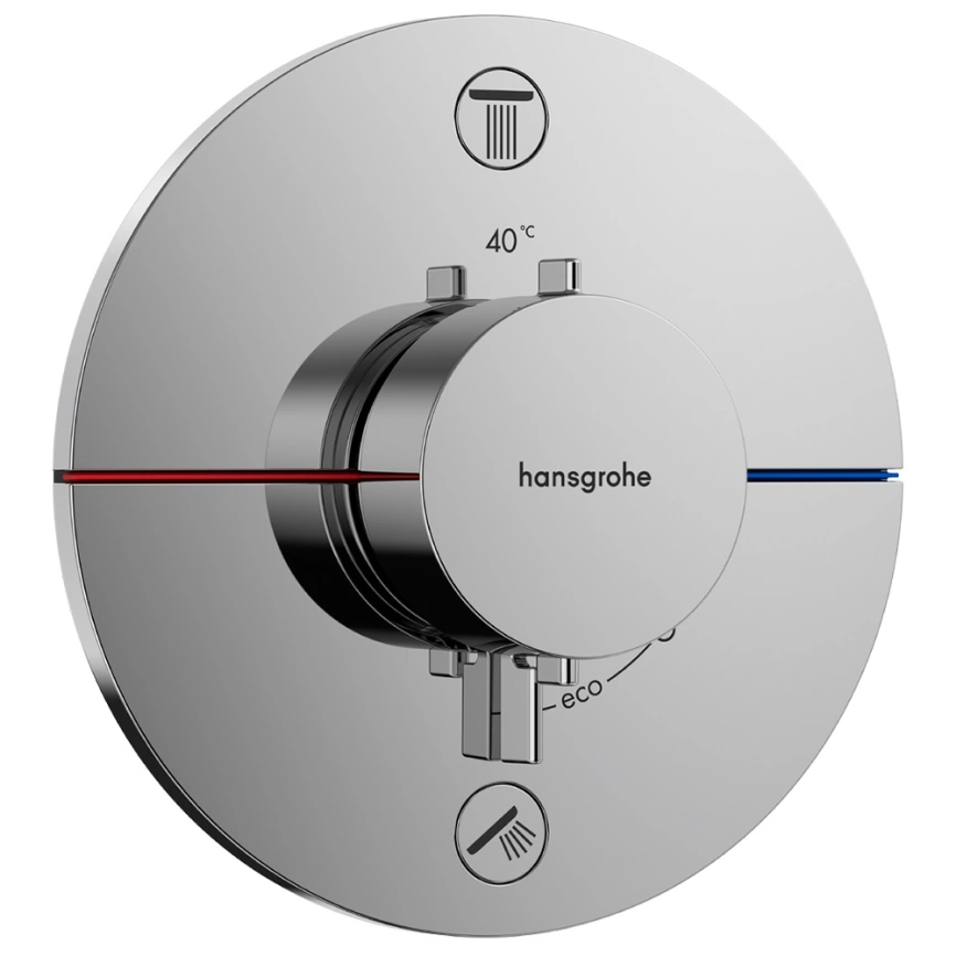 Смеситель для душа Hansgrohe ShowerSelect Comfort S 15556000 с термостатом хром