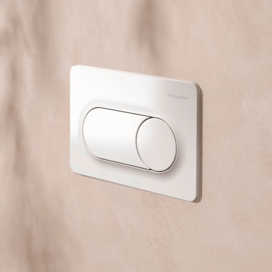 Панель смыва для инсталляции Hansgrohe iFrame Original S 66002450 белая - фото 2