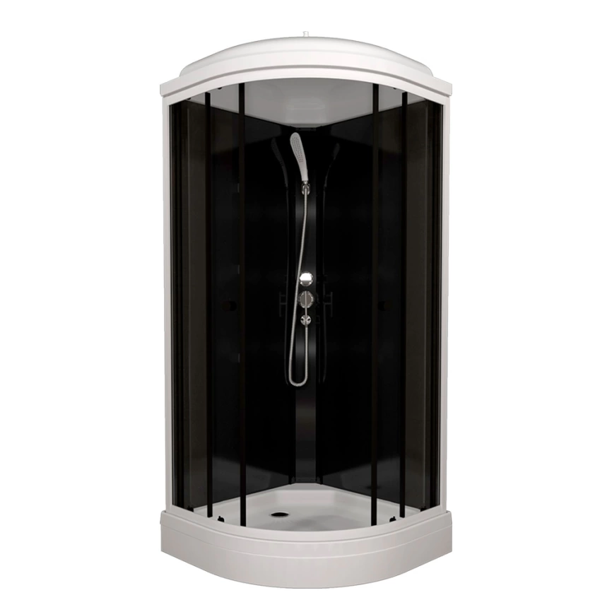 Душевая кабина Triton Нова 88x88 А с прозрачным стеклом и низким поддоном - фото 1
