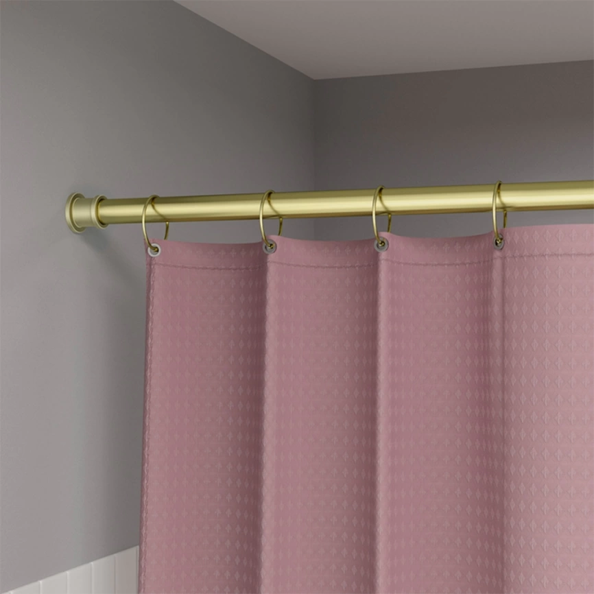 Карниз для штор в ванную Iddis Elegante RSG0120i14 прямой золото - фото 8