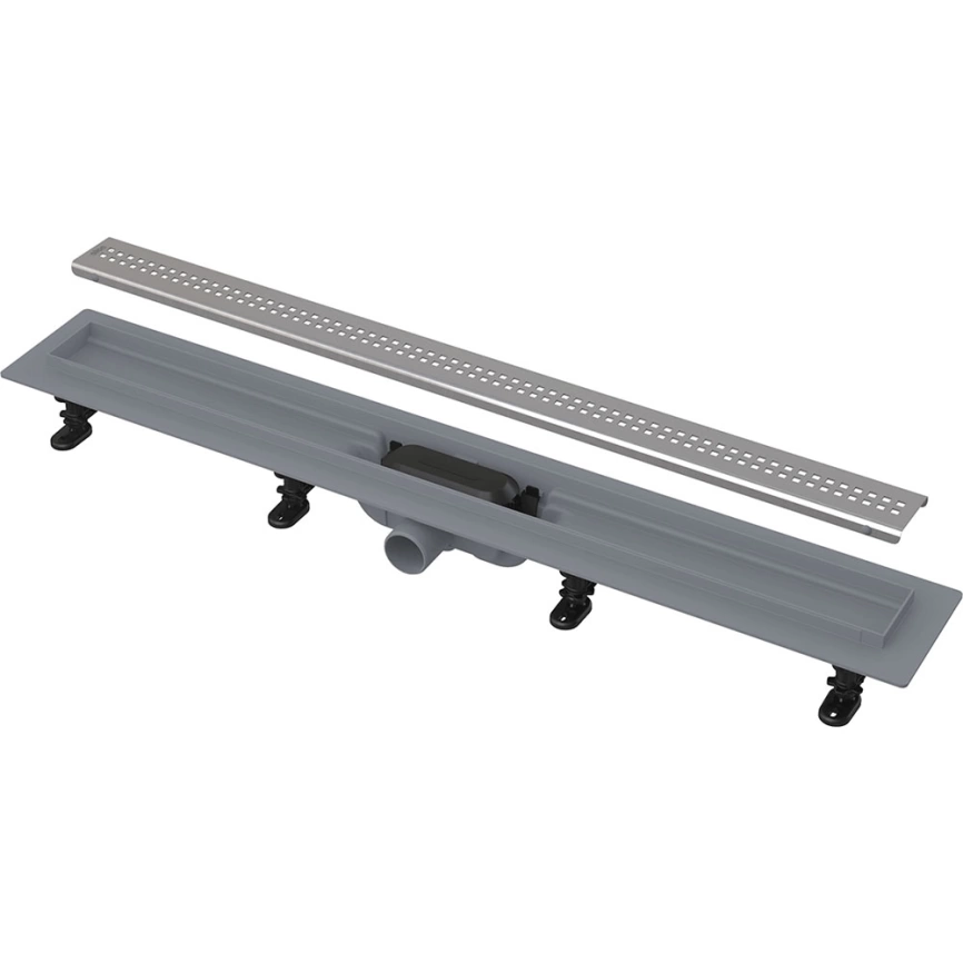 Душевой лоток AlcaPlast APZ9-950M с решеткой и опорами, хром