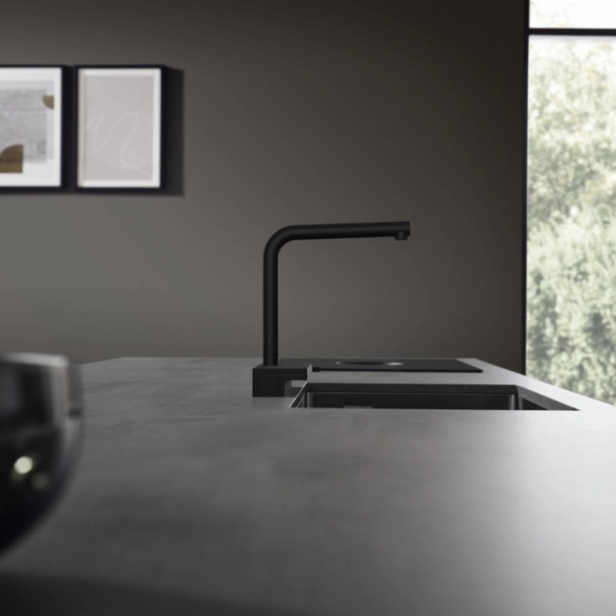 Смеситель для кухни Hansgrohe Aquno Select M81 73836670 с вытяжным душем - фото 1
