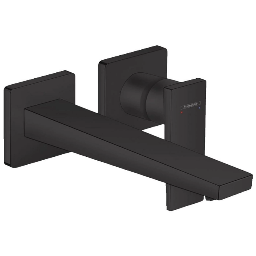 Смеситель для раковины Hansgrohe Metropol 32526670 настенный, черный