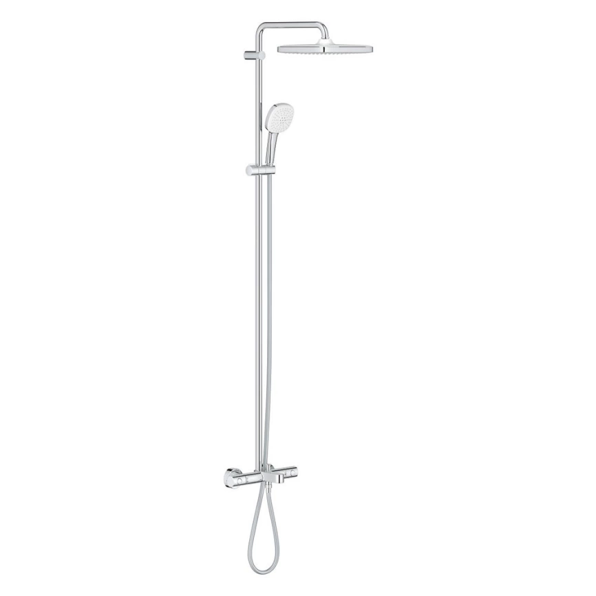 Душевая стойка Grohe Tempesta Cosmopolitan System 250 Cube 26691001 с термостатом хром