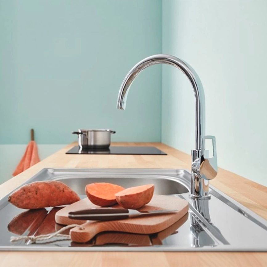 Смеситель для кухни Grohe BauLoop 31368001 хром - фото 2