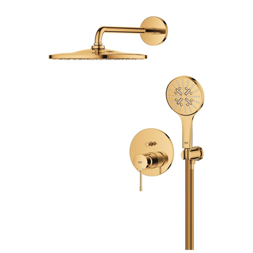 Душевой комплект Grohe Essence 25287GL0 золото - фото 3