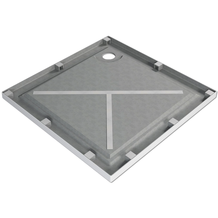 Душевой поддон акриловый 100x100 Метакам Apart квадратный - фото 6