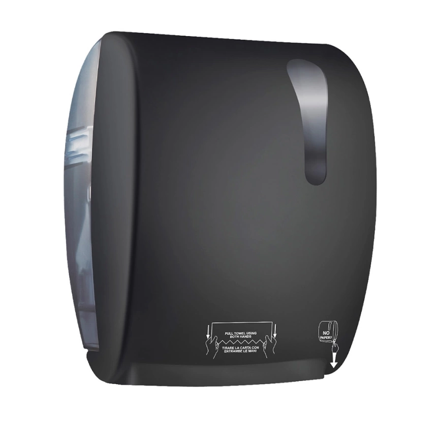 Диспенсер для бумажных полотенец Breez Elegance A.780 черный