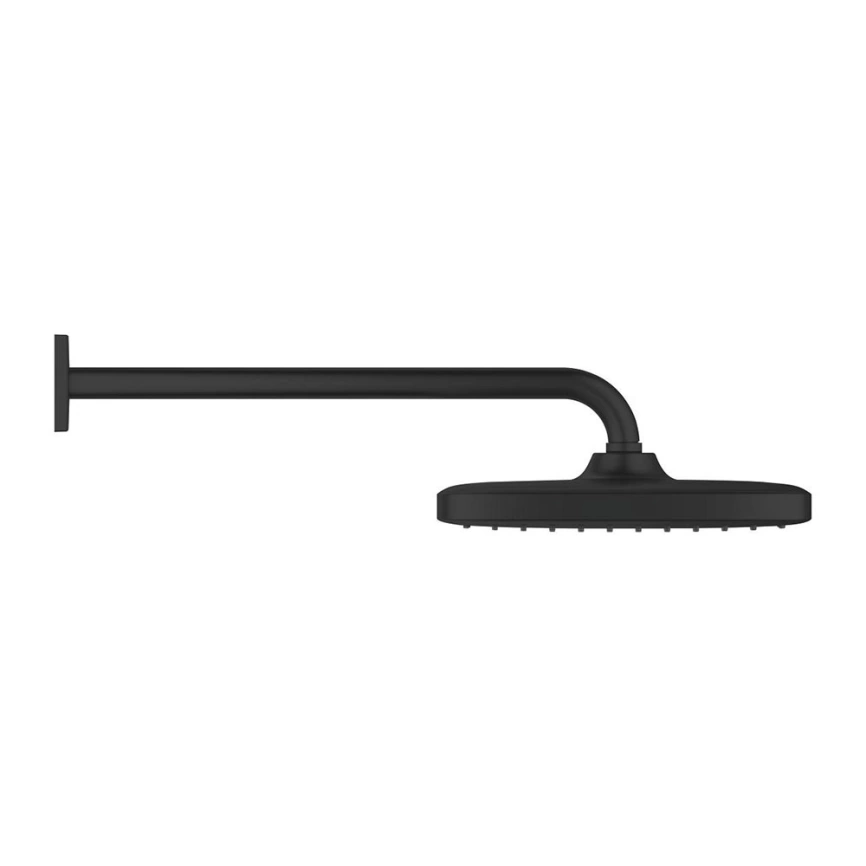 Лейка для верхнего душа Grohe Tempesta 250 Cube 266872430 с кронштейном черная - фото 3