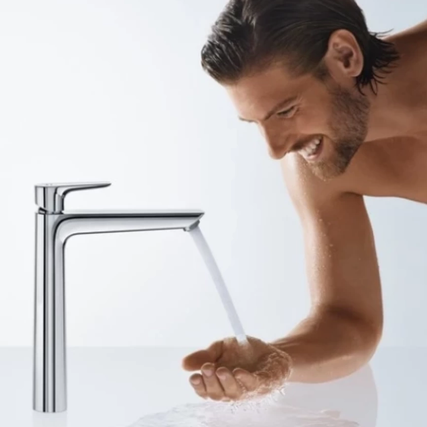 Смеситель для раковины Hansgrohe Talis E 71716000, хром - фото 2