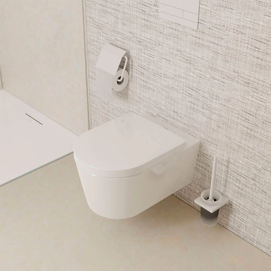 Сиденье для унитаза Hansgrohe GladeLake S 60112450 с микролифтом - фото 1