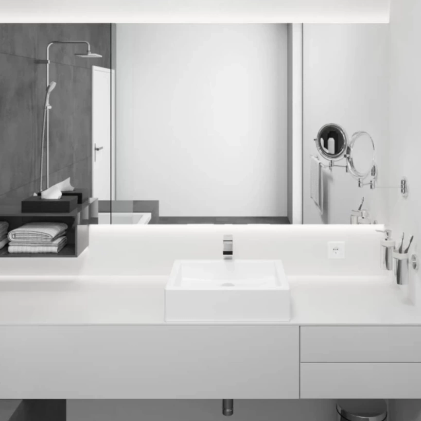 Смеситель для раковины Hansgrohe Vernis Shape 71562000, хром - фото 1