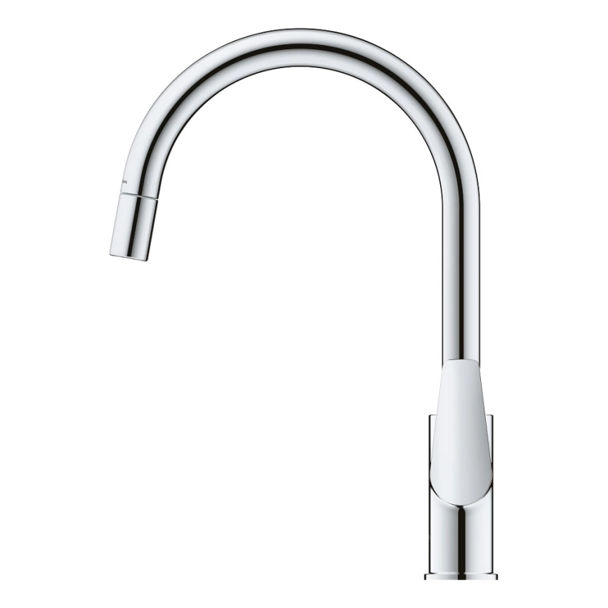 Смеситель для кухни Grohe BauEdge 30536000 с вытяжным изливом, хром - фото 2