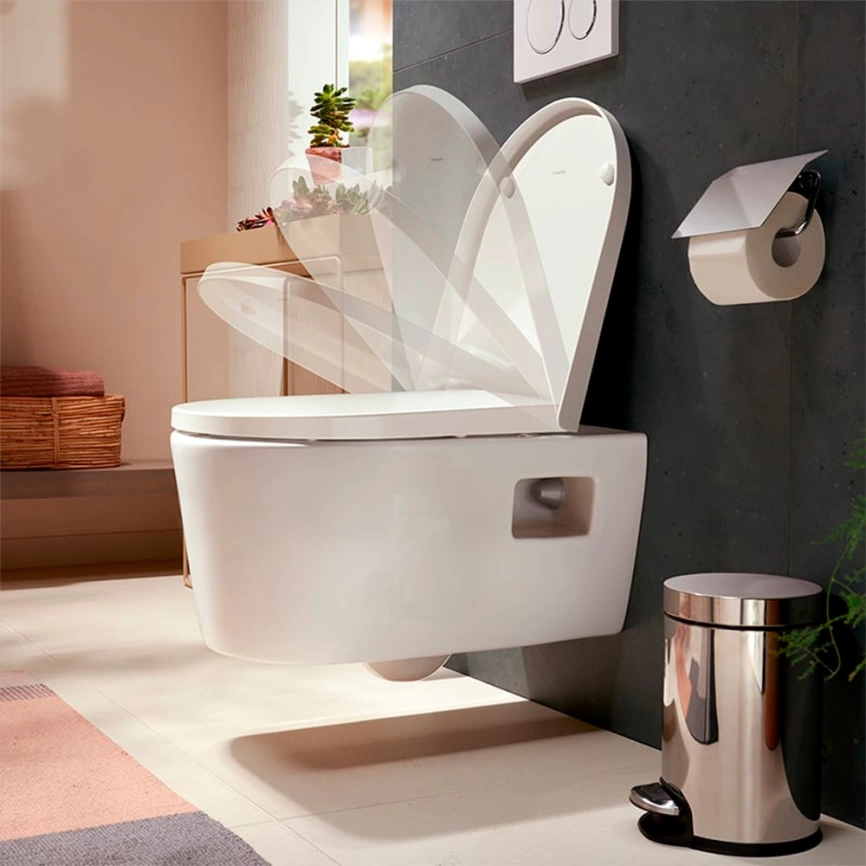Сиденье для унитаза Hansgrohe EluPura S 60148450 с микролифтом - фото 3
