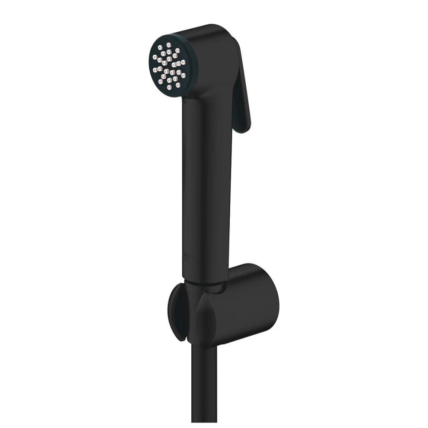 Лейка с гигиеническим душем Grohe Tempesta-F 1025302431 настенным держателем и шлангом, черная - фото 1
