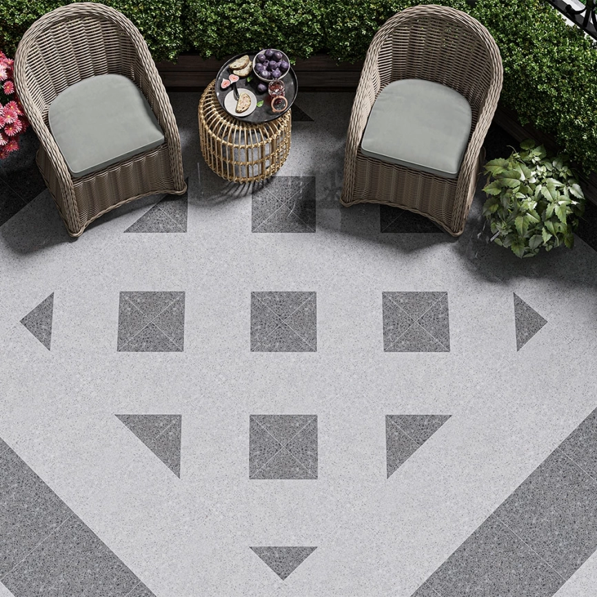 Керамогранит напольный 45x45 Progres Astaria Graphite 737312 серый темный - фото 1