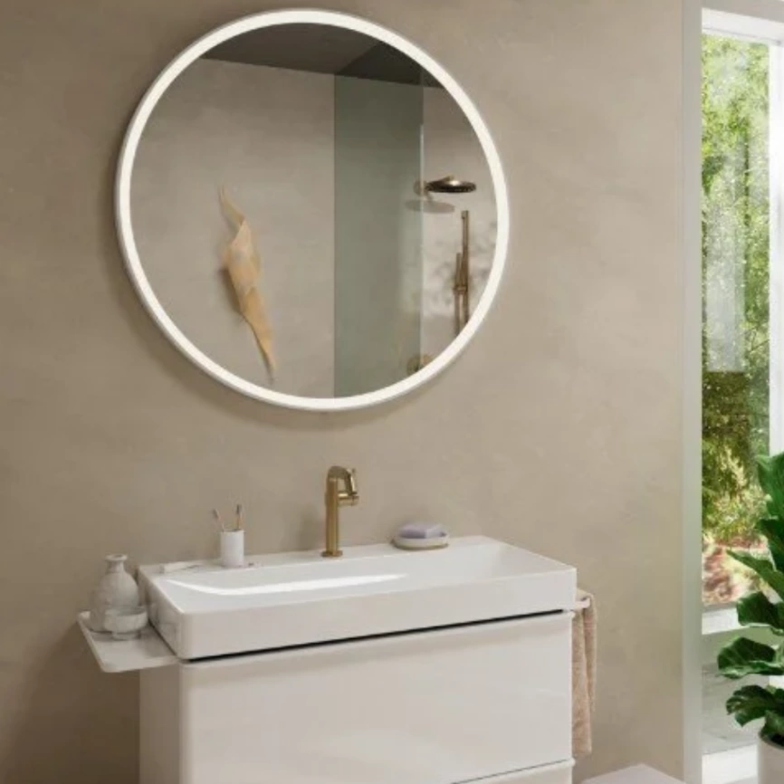 Смеситель для раковины Hansgrohe Tecturis S 73340140, бронза - фото 2
