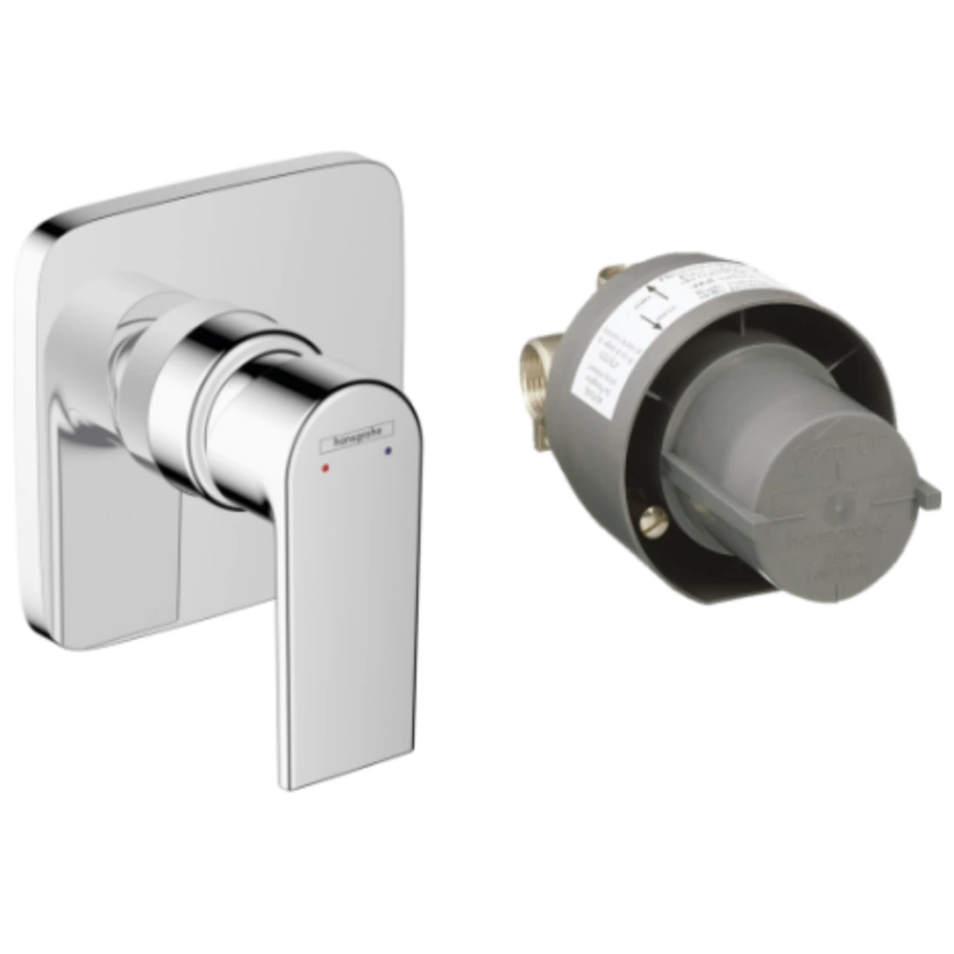 Смеситель для душа Hansgrohe Vernis Shape 71662000, хром - фото 1