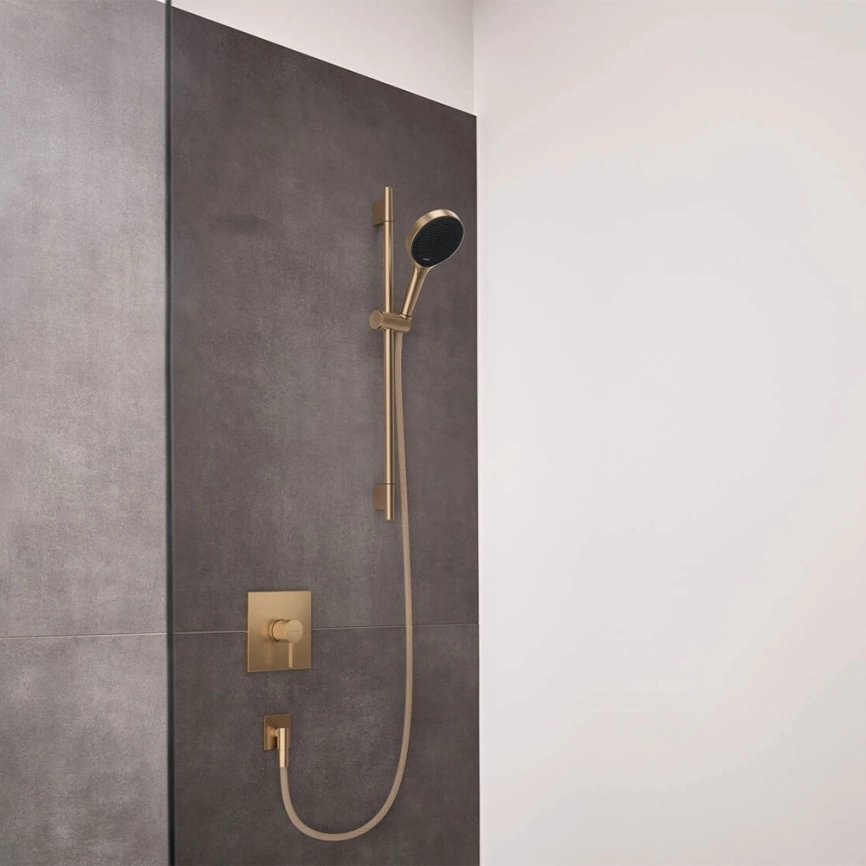 Душевой гарнитур Hansgrohe Rainfinity EcoSmart 28746140 бронза - фото 1