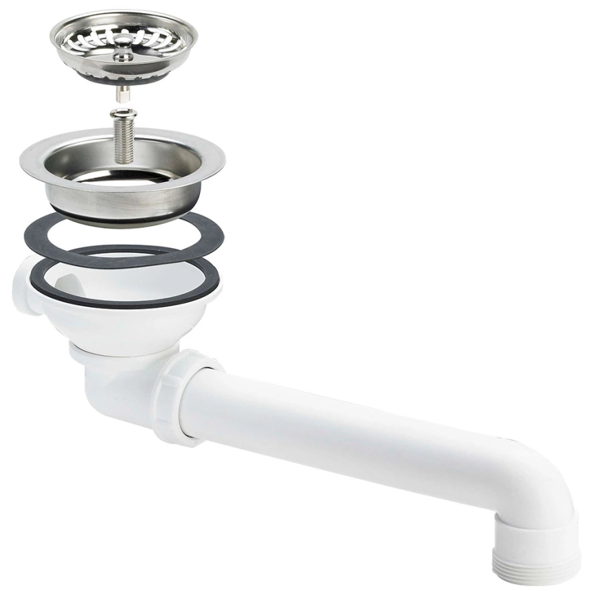 Донный клапан для кухонной мойки Viega 578886 с отводом