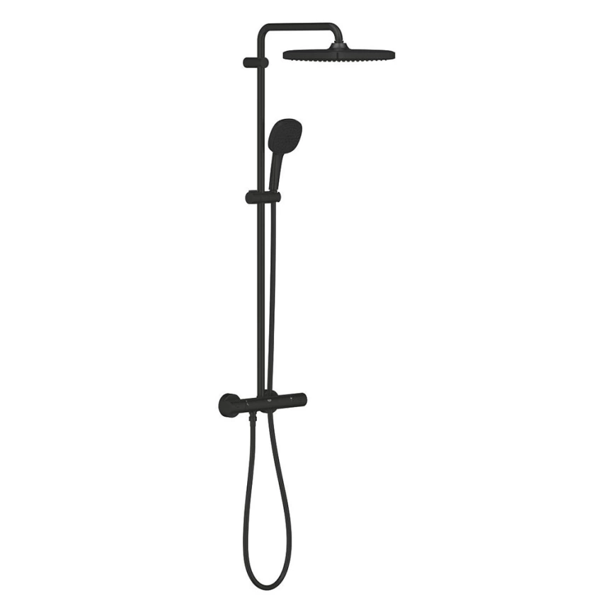 Душевая стойка Grohe Tempesta System 250 266892431 с термостатом черная