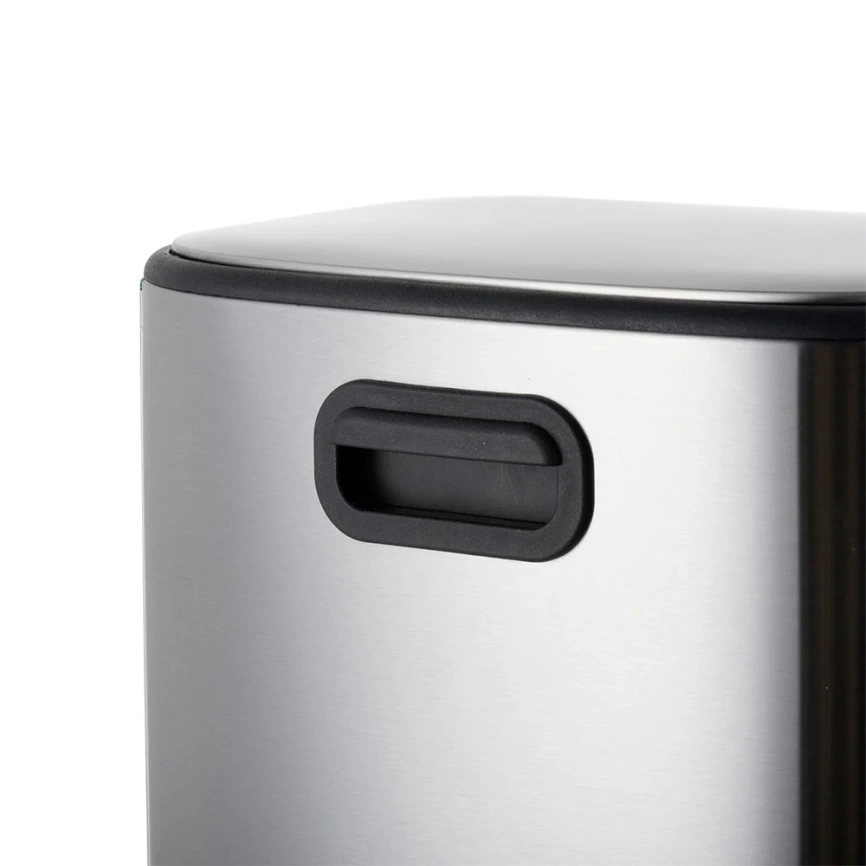 Урна для мусора Breez WB-1012 стальная c крышкой на 12 литров - фото 4