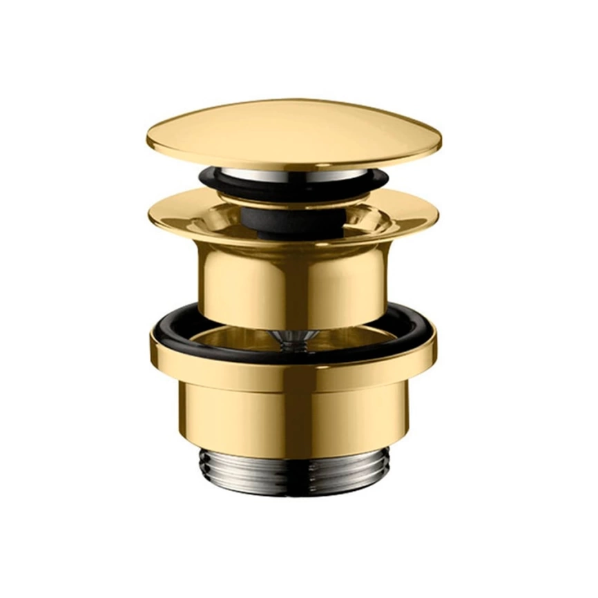 Донный клапан для раковины Hansgrohe 50100990 золото